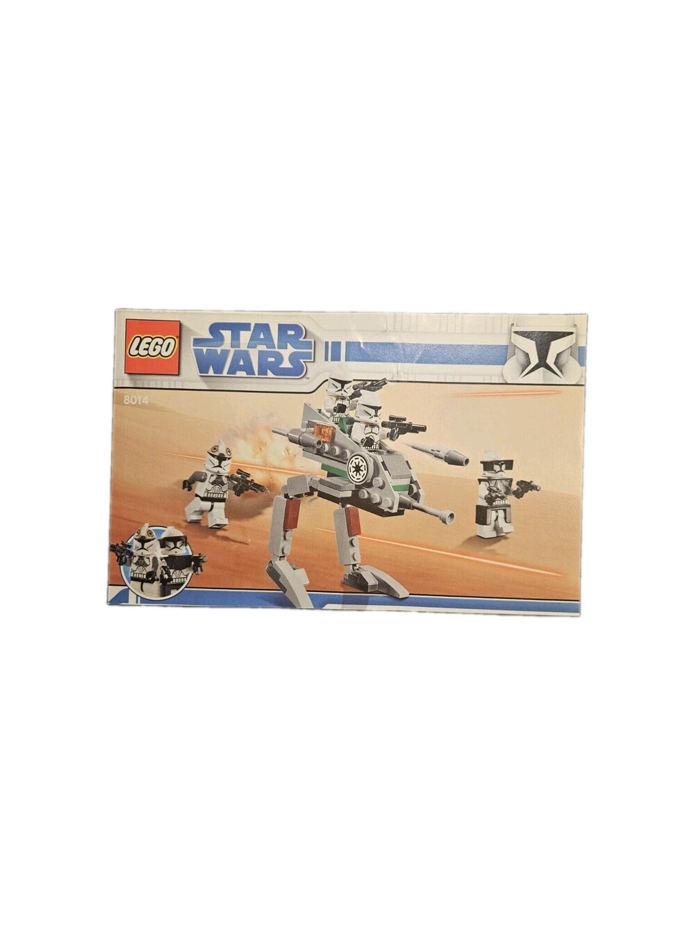 LEGO Star Wars 8014 Clone Walker Battle Pack Instruction Manual Booklet Only